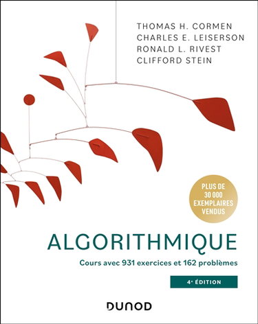 Couverture de Algorithmique : cours avec 931 exercices et 162 problèmes par Thomas H. Cormen