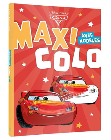 Couverture de CARS : Maxi Colo avec modèles : Disney Pixar par Disney