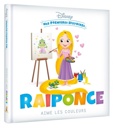 Couverture de Raiponce aime les couleurs par Walt Disney company