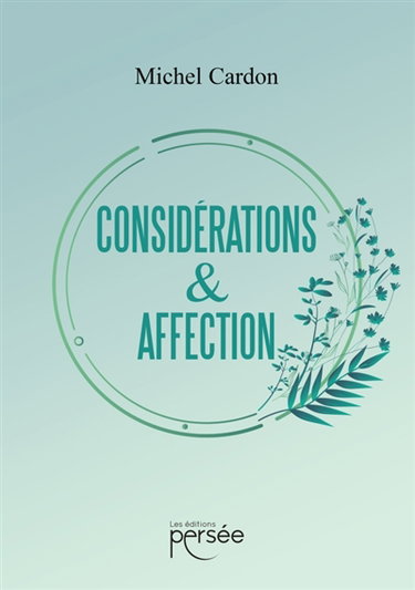 Couverture de Considérations & affection par Michel Cardon
