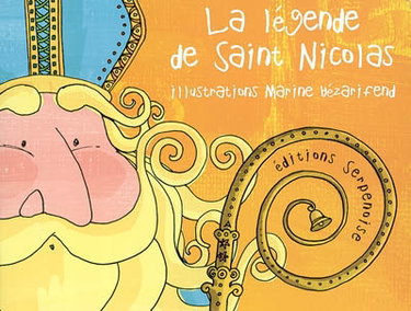Couverture de La légende de saint Nicolas par Marine Hézarifend