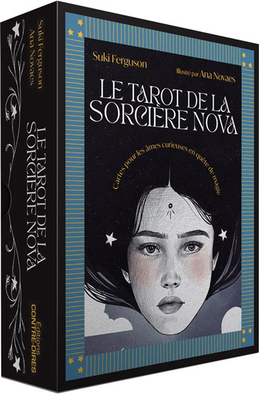 Couverture de Le tarot de la sorcière Nova : cartes pour les âmes curieuses en quête de magie par Suki Ferguson