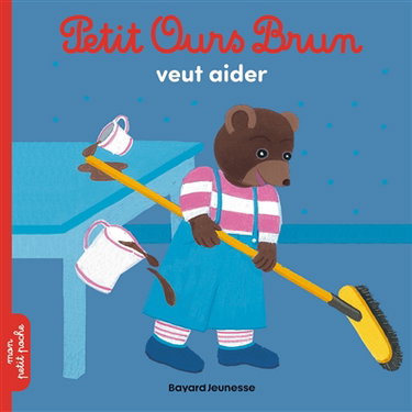 Couverture de Petit Ours Brun veut aider par Marie Aubinais