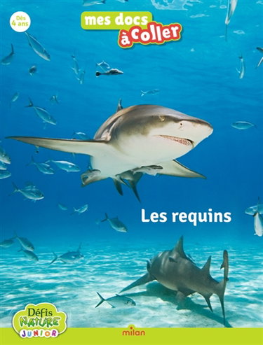 Couverture de Défis Nature : Les requins par Aline Deprince