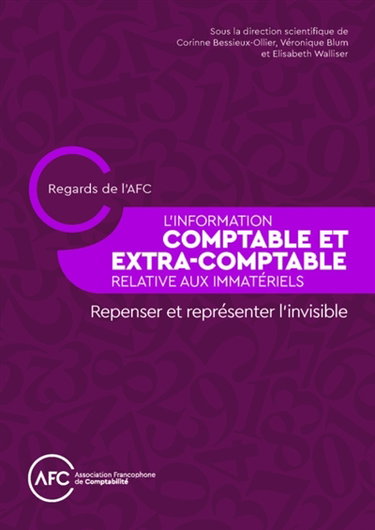 Couverture de L'information comptable et extra-comptable relative aux immatériels : repenser et représenter l'invisible par Corinne Bessieux-Ollier