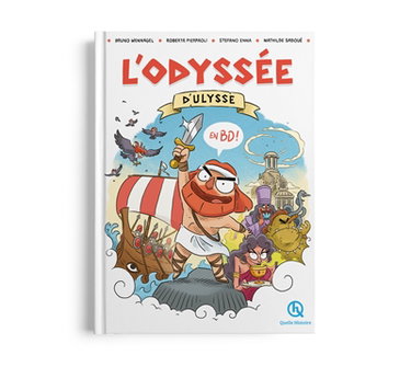 Couverture de L'Odyssée d'Ulysse en BD par Stefano Enna