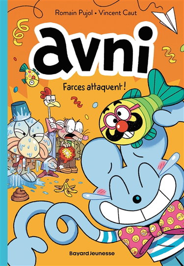Couverture de Avni. Vol. 3. Farces attaquent ! par Romain Pujol