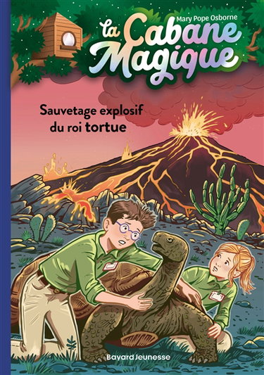 Couverture de La cabane magique. Vol. 59. Sauvetage explosif du roi tortue