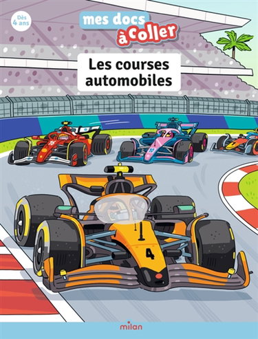Couverture de Les courses automobiles par Stéphane Frattini