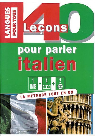 Couverture de 40 leçons pour parler l'italien par Paolo Cifarelli