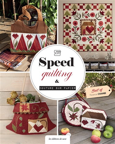 Couverture de Speed quilting & couture sur papier par Florence Chambe
