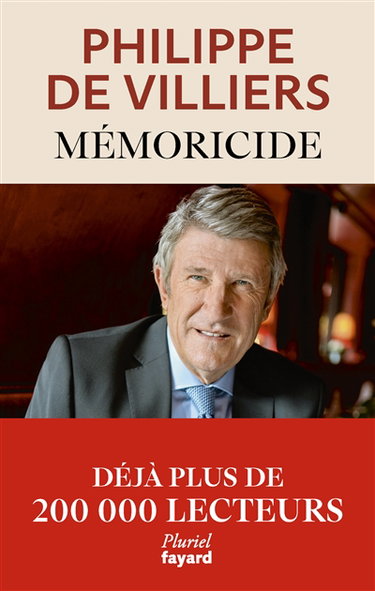 Couverture de Mémoricide par Philippe de Villiers