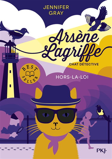 Couverture de Arsène Lagriffe : chat détective. Vol. 1. Arsène Lagriffe hors-la-loi par Jennifer Gray
