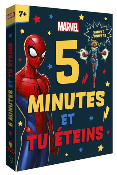Couverture de 5 minutes et tu éteins : sauver l'Univers par Marvel comics