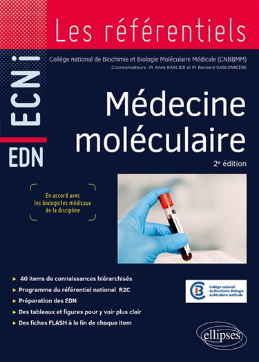 Couverture de Médecine moléculaire par Collège national de biochimie et biologie moléculaire médicale (France)