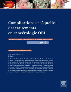 Couverture de Rapport SFORL 2013. Vol. 2. Complications et séquelles des traitements en cancérologie ORL