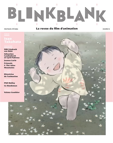 Couverture de Blink Blank : la revue du film d'animation, n° 13. Isao Takahata