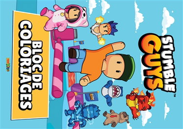 Couverture de Stumble guys : bloc de coloriages