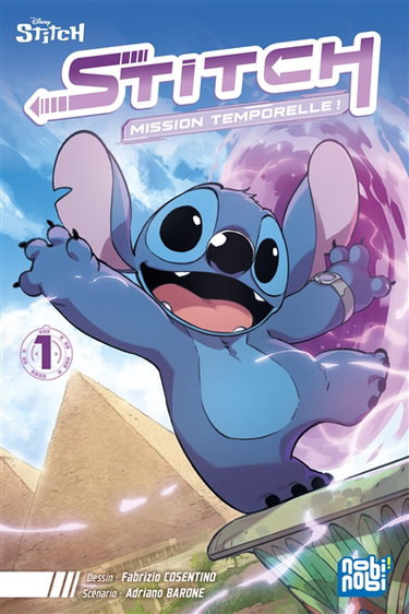 Couverture de Stitch : mission temporelle !. Vol. 1