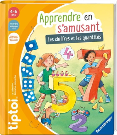 Couverture de Apprendre en s'amusant : les chiffres et les quantités