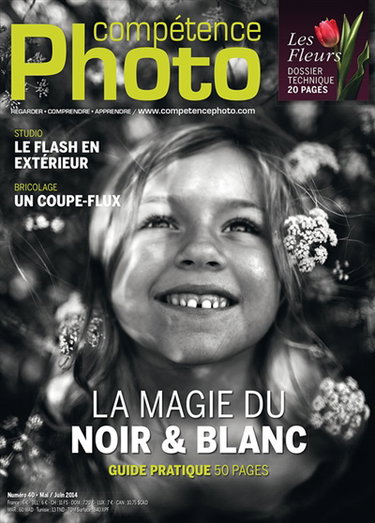 Couverture de Compétence photo, n° 40. La magie du noir & blanc