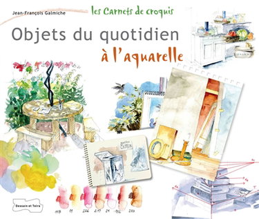 Couverture de Objets du quotidien à l'aquarelle