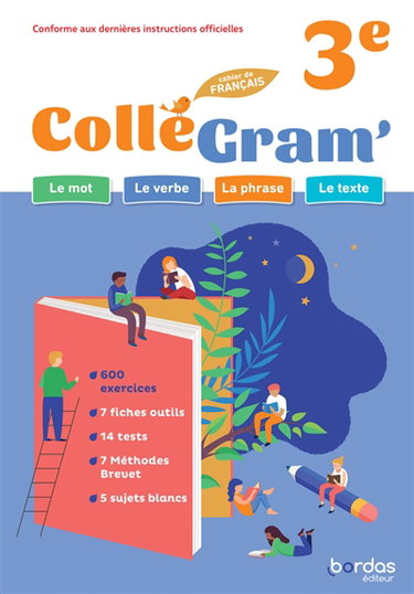 Couverture de ColléGram' 3e, cahier de français