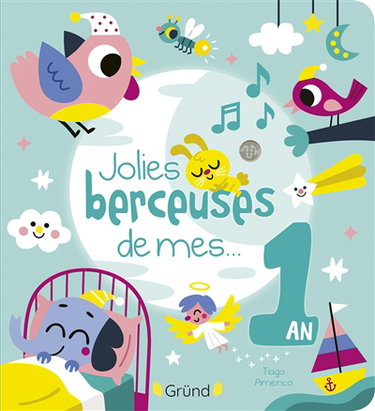 Couverture de Jolies berceuses de mes 1 an
