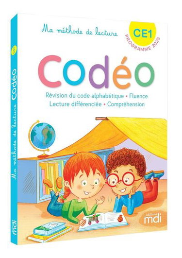 Couverture de Codéo CE1 : ma méthode de lecture : programme 2025