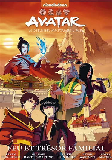 Couverture de Avatar : le dernier maître de l'air. Feu et trésor familial