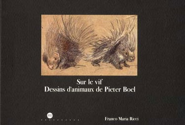 Couverture de Sur le vif, dessins d'animaux de Pieter Boel