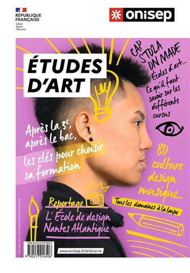 Couverture de Etudes d'art : après la 3e, après le bac, les clés pour choisir sa formation