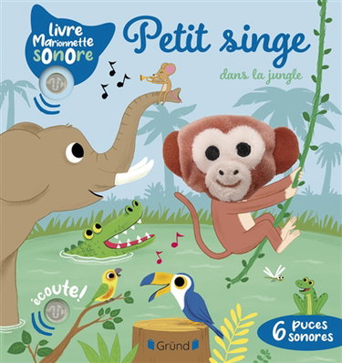 Couverture de Petit singe dans la jungle