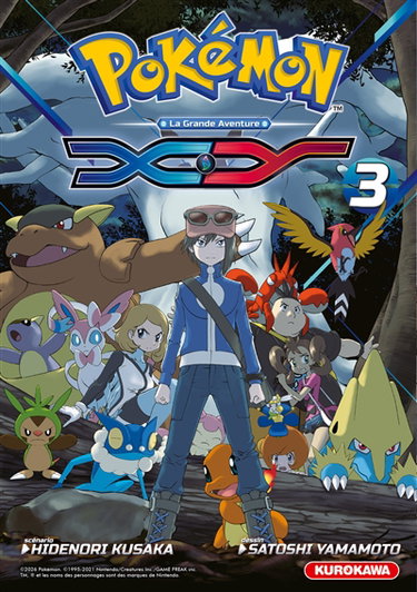 Couverture de Pokémon X-Y : la grande aventure. Vol. 3