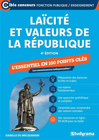 Couverture de Laïcité et valeurs de la République : l'essentiel en 100 points clés