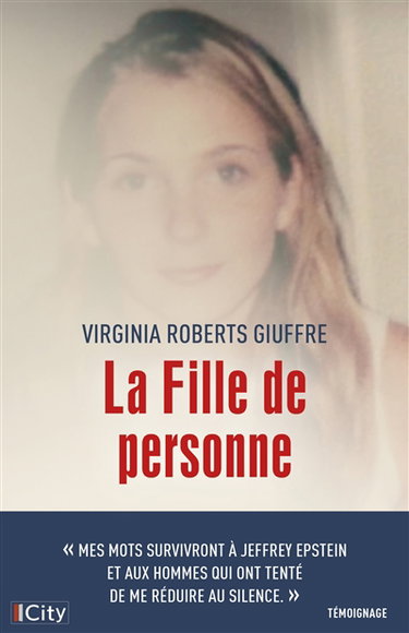 Couverture de La fille de personne