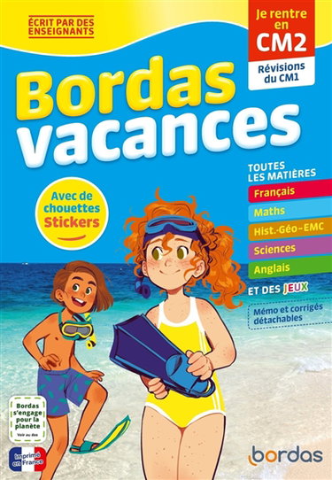 Couverture de Bordas vacances : je rentre en CM2 : révisions du CM1