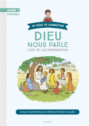 Couverture de Dieu nous parle : livre de l'accompagnateur : année 1, catéchèse