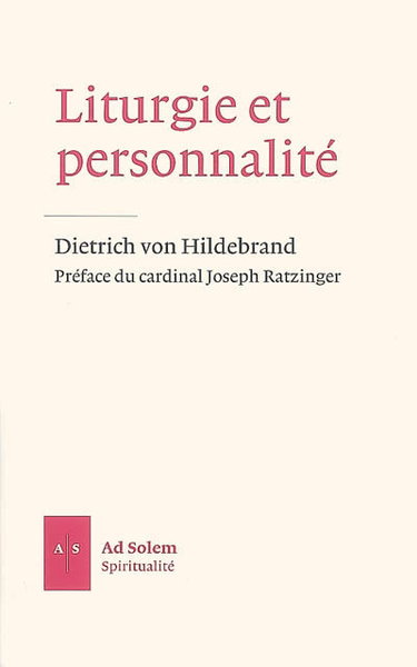 Couverture de Liturgie et personnalité : la valeur formatrice de la prière rituelle