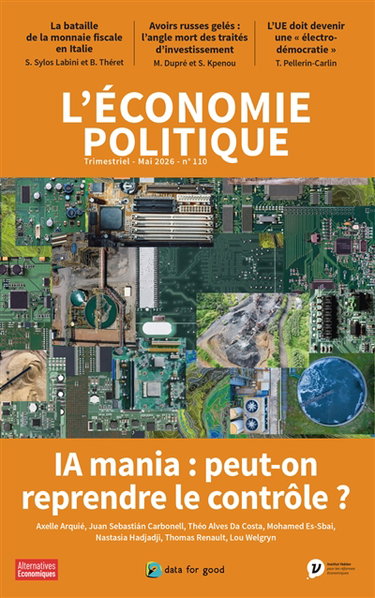 Couverture de Economie politique (L'), n° 110. IA mania : peut-on reprendre le contrôle ?