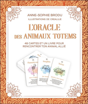 Couverture de L'oracle des animaux totems : 48 cartes et un livre pour rencontrer ton animal allié