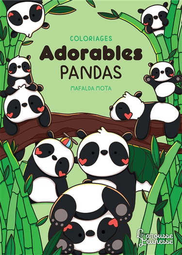 Couverture de Coloriages cute pandas