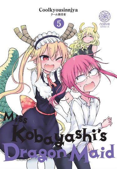 Couverture de Miss Kobayashi's dragon maid. Vol. 5