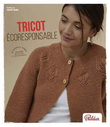 Couverture de Tricot écoresponsable : 20 modèles femme en laine recyclées et écologiques