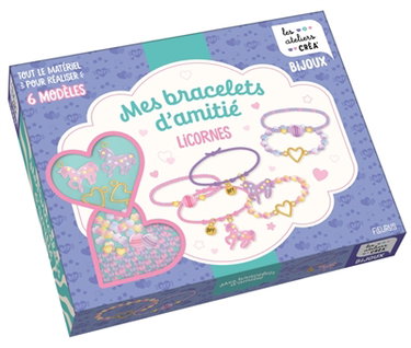 Couverture de Mes bracelets d'amitié : licornes