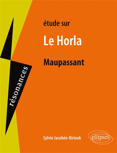 Couverture de Etude sur Maupassant, Le Horla
