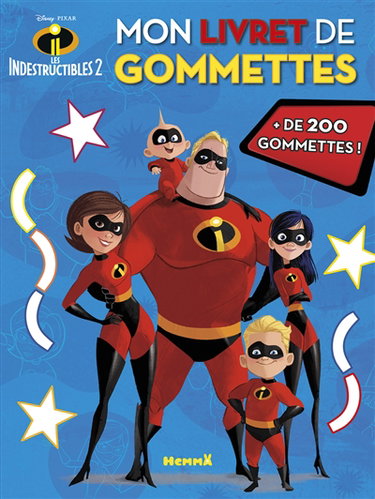 Couverture de Les Indestructibles 2 : mon livret de gommettes
