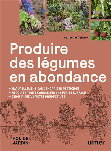 Couverture de Produire des légumes en abondance : naturellement sans engrais ni pesticides, récolter toute l'année sur une petite surface, choisir des variétés productives