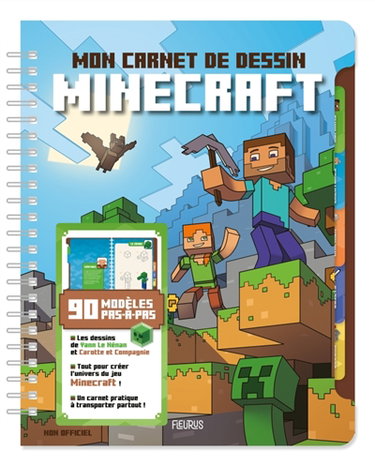 Couverture de Minecraft : 90 modèles pas-à-pas