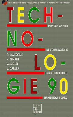 Couverture de Technologie 90 : rapport annuel de l'Observatoire des technologies stratégiques